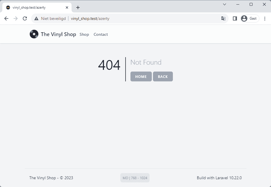 404 page in English