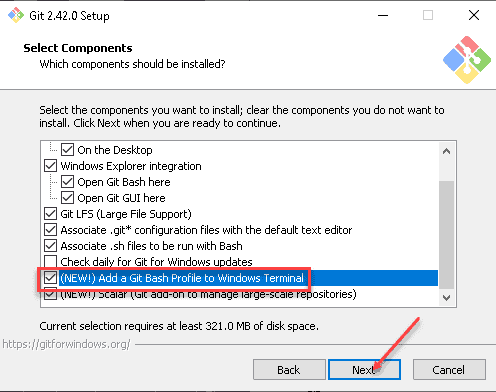 Git Bash in Windows Terminal