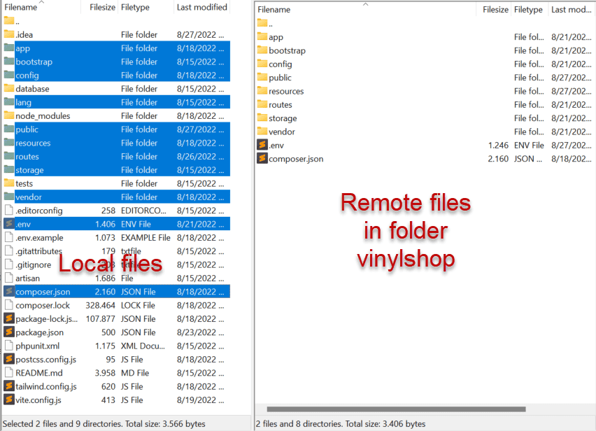 'FTP your files'